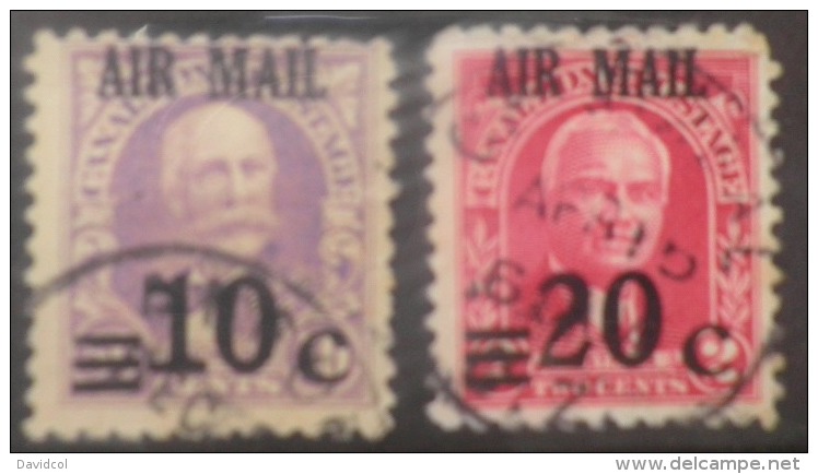 P712.-.PANAMA-CANAL ZONE .-. 1929 .-. SC#: C4,C5 .-.  USED.-. CV US$ 8.25 /  6.20 &euro; - Canal Zone