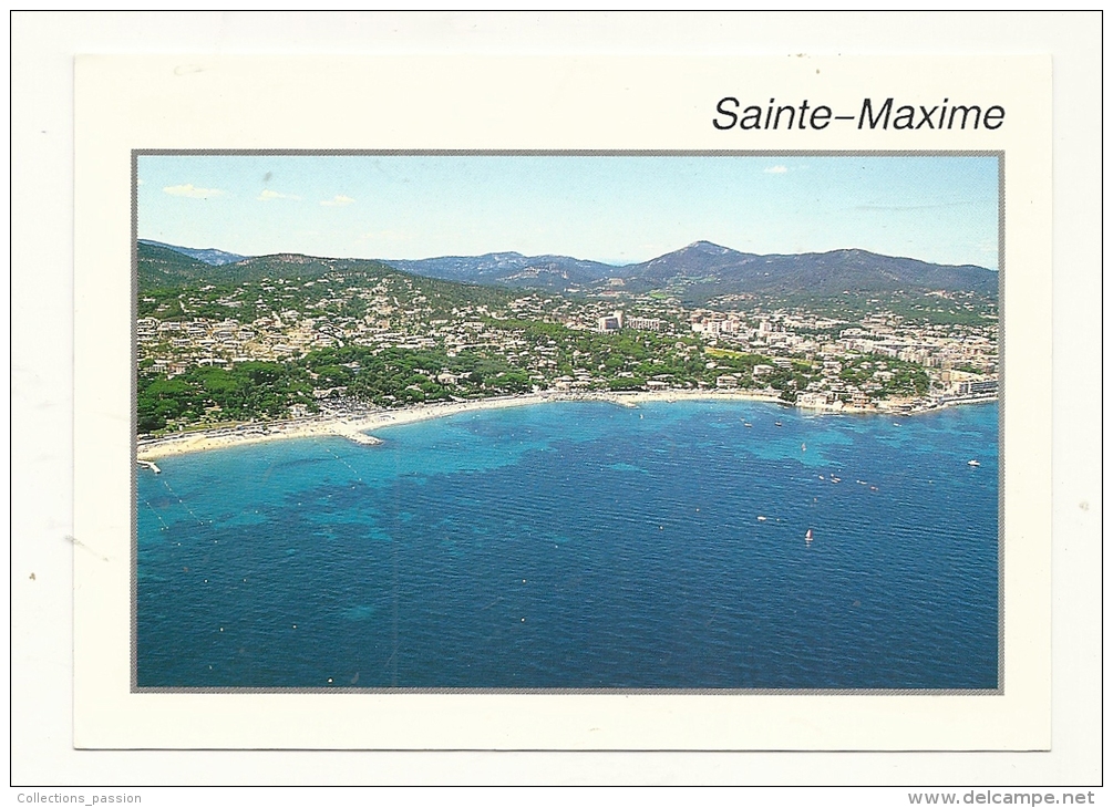 Cp, 83, Sainte-Maxime, Vue Générale Aérienne, écrite - Sainte-Maxime