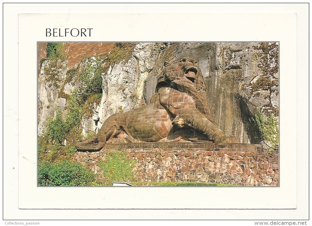 Cp, 90, Belfort, Le Lion De Belfort - Belfort – Le Lion