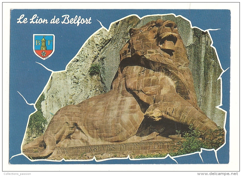 Cp, 90, Belfort, Le Lion De Belfort - Belfort – Le Lion