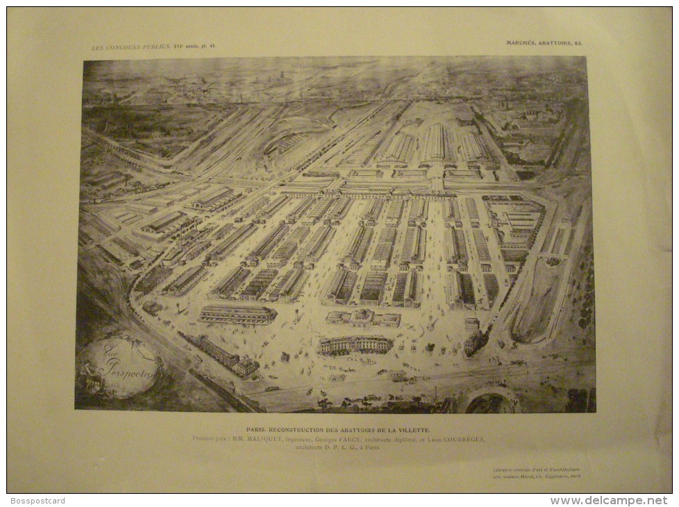 Paris - Reconstruction Des Abattoirs De La Villette - Marché. France. - Architectuur