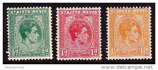 Saint Kitts & Nevis Scott   211,212,213 Short Set MNH - Neufs