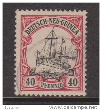 New Guinea German 1901 Kaisers Yacht 40 Pf FU - Deutsch-Neuguinea