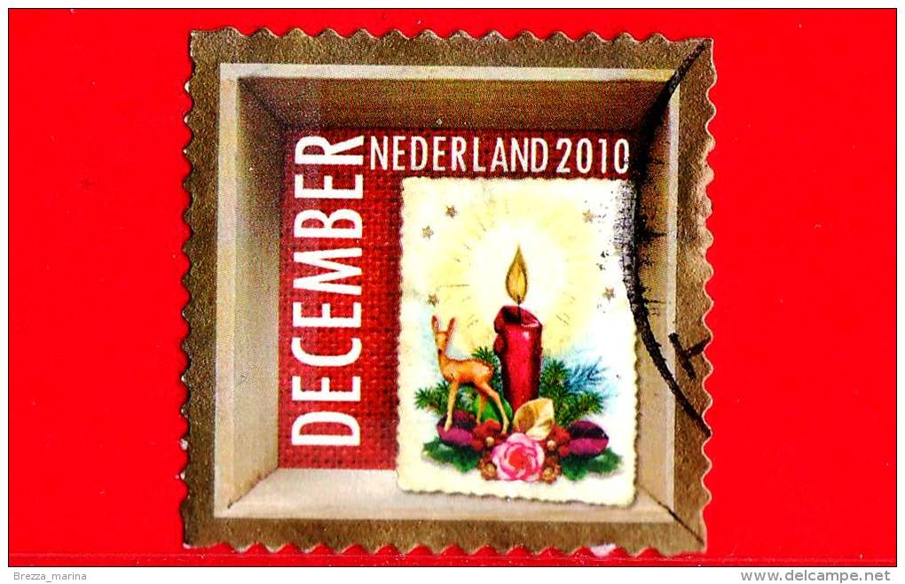 OLANDA - Nederland - 2010 - Francobolli Di Dicembre - Natale - Christmas - Candela - Used Stamps