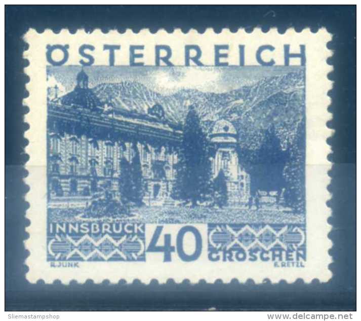 AUSTRIA - 1929 VIEWS 40g BLUE - Unused Stamps