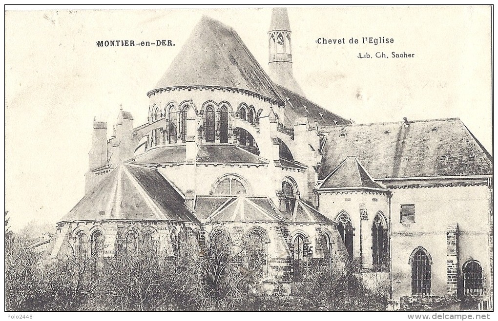 Cpa - Montier En Der - Chevet De L'église ( En L'état ) - Montier-en-Der