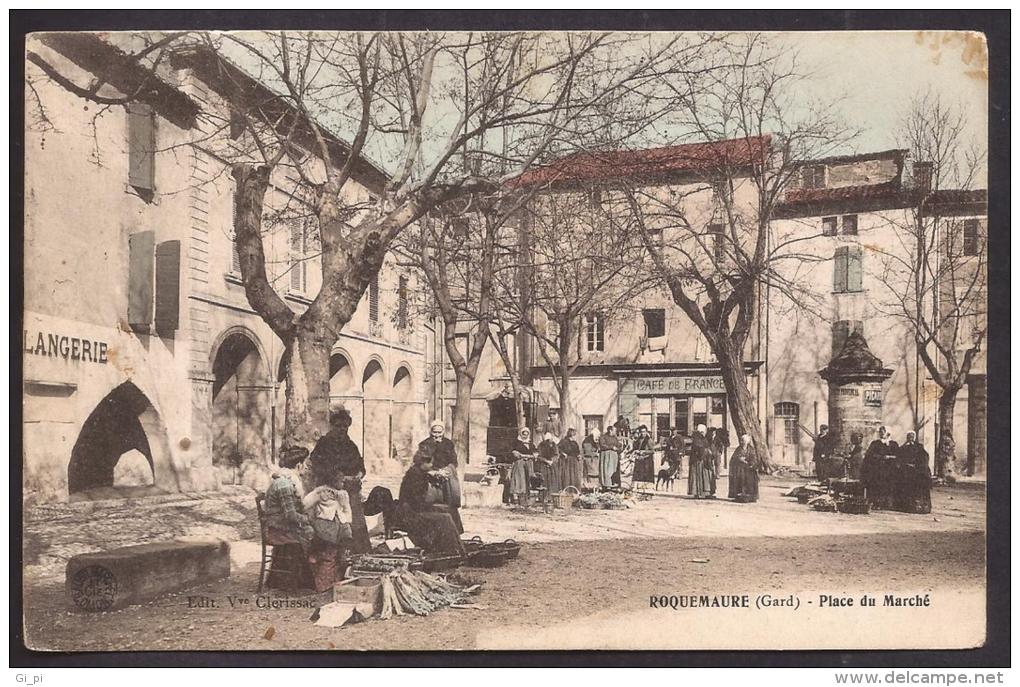 P1433  - ROQUEMAURE (GARD)  - PLACE DE MARCHE - Roquemaure