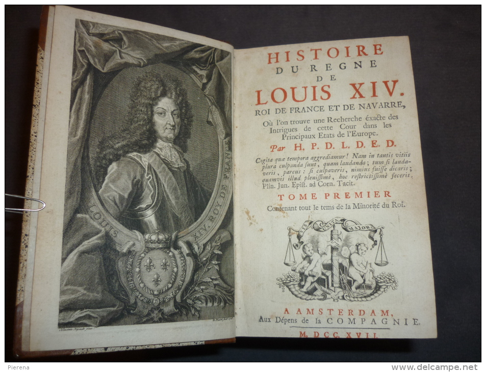 L1 Histoire Du Règne De Louis XIV En 7 Tomes 1717 (complet) - 1701-1800