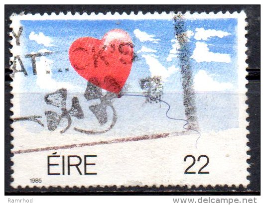 IRELAND 1985 Greetings Stamps - 22p Love And Heart-shaped Balloon   AVU - Gebruikt