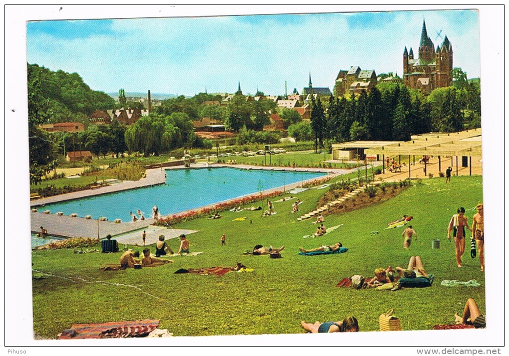 D4094   DOMSTADT -LIMBURG: Schwimmbad( Swimming-pool, Piscine) - Limburg