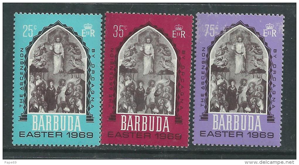 Barbuda N° 35/ 37  XX  Pâques : Les 3 Valeurs Sans Charnière,  TB - Barbuda (...-1981)