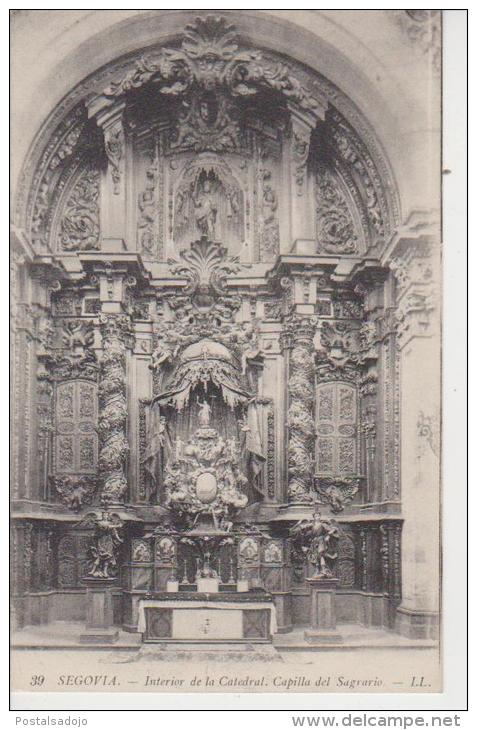 (AKP277) SEGOVIA. INTERIOR DE LA CATEDRAL. CAPILLA DEL SAGRARIO - Segovia