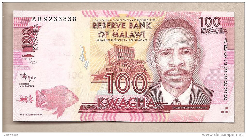 Malawi - Banconota Non Circolata Da 100 Kwacha - 2012 - Malawi