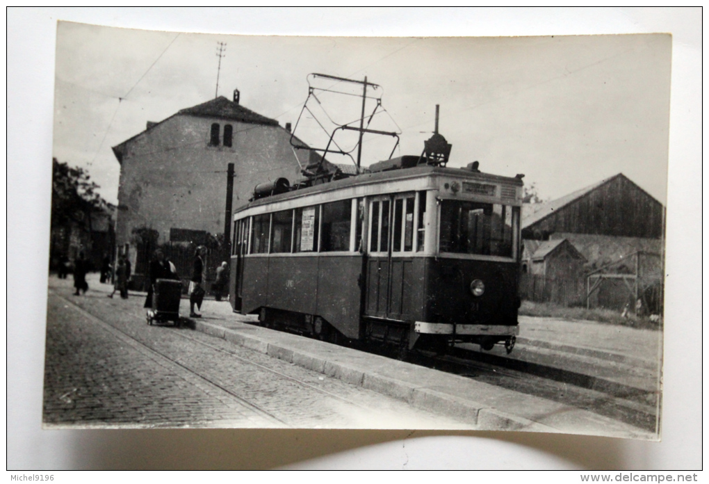 CP Photo Tramway N° 21 De Colmar Col Schnabel - Tramways