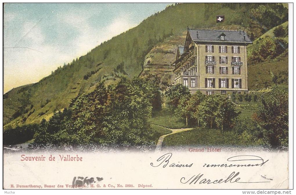 Souvenir De Vallorbe Grand Hôtel - Vallorbe