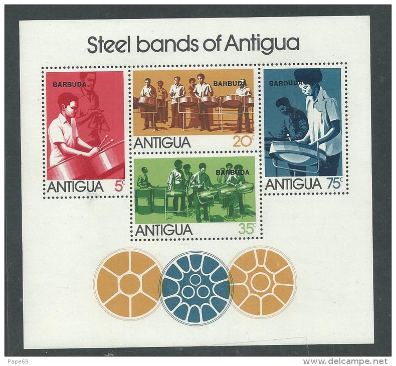 Barbuda BF N° 7 XX  Orchestre D'Antigua, Le Bloc Sans Charnière  TB - Barbuda (...-1981)