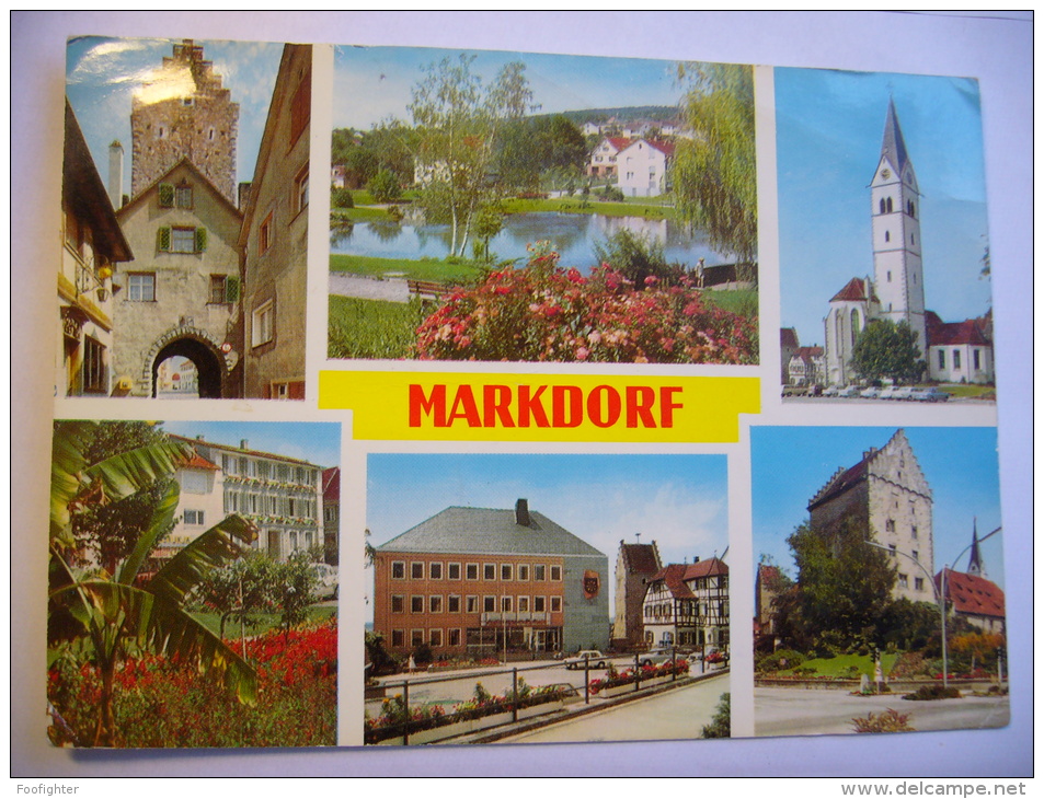 Germany: MARKDORF - Mehrbildkarte - 1981 Used - Markdorf