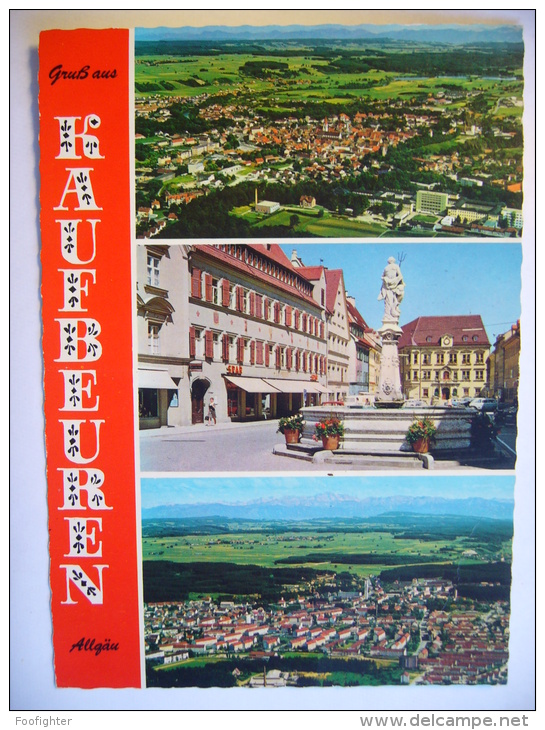 Germany: KAUFBEUREN Im Allgäu - Luftbild, Platz - 1992 Used - Kaufbeuren