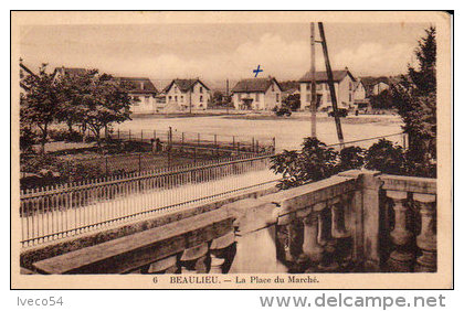 1935 Beaulieu "La Place Du Marché " - Valentigney