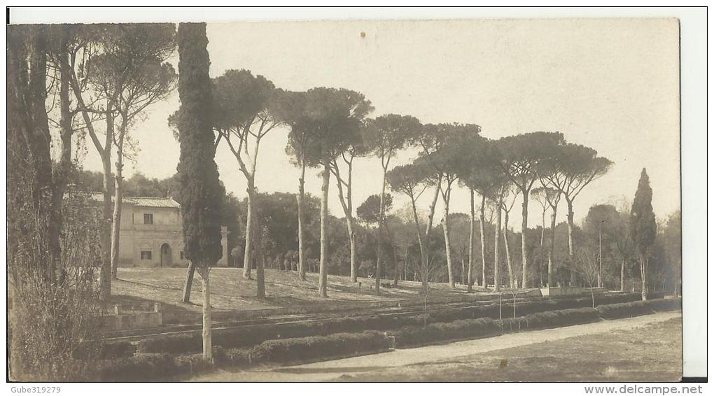 ITALY – VINTAGE POSTCARD – ROMA  “VILLA BORGHESE” NOT SHINING –SCRITTA A LAPIS PARTE POSTERIORE RE3636 N.P.G TAGLIATA A - Parks & Gärten