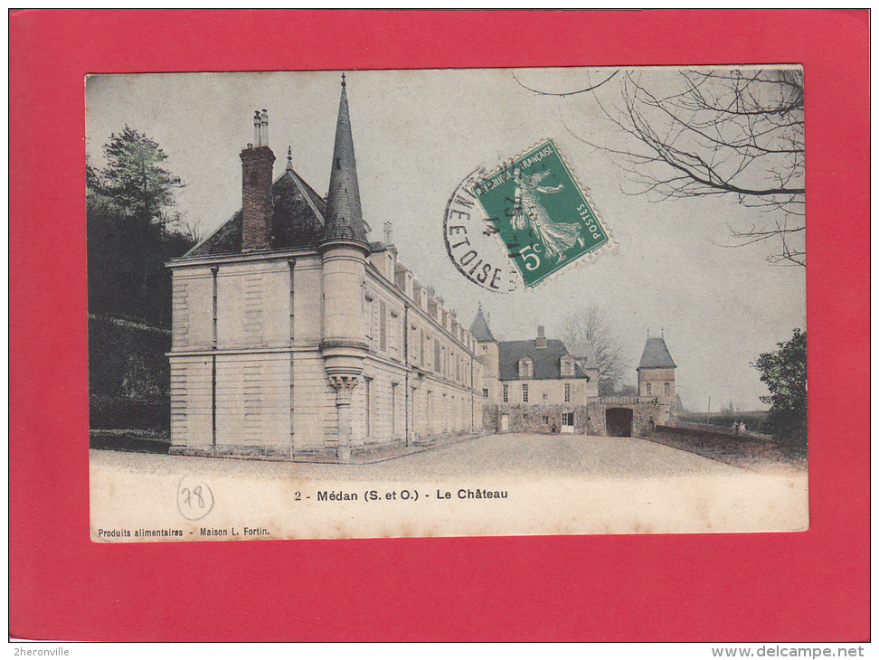 CPA - MEDAN - Le Château - Maison L. Fortin éditeur - 1914 - Medan