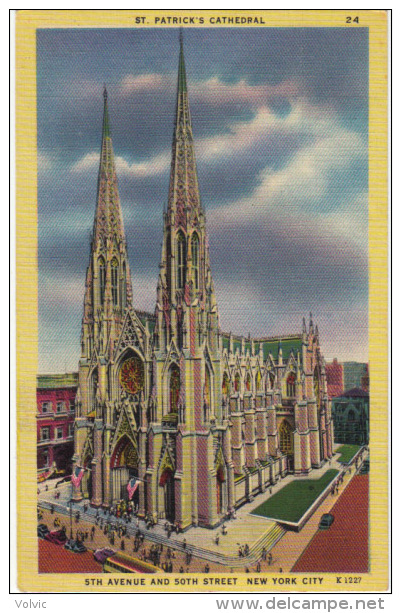 - Amérique - NEW-YORK City  - 5 Th Avenue And  50 Th Street -,Cathédrale St-Patrick - - Churches