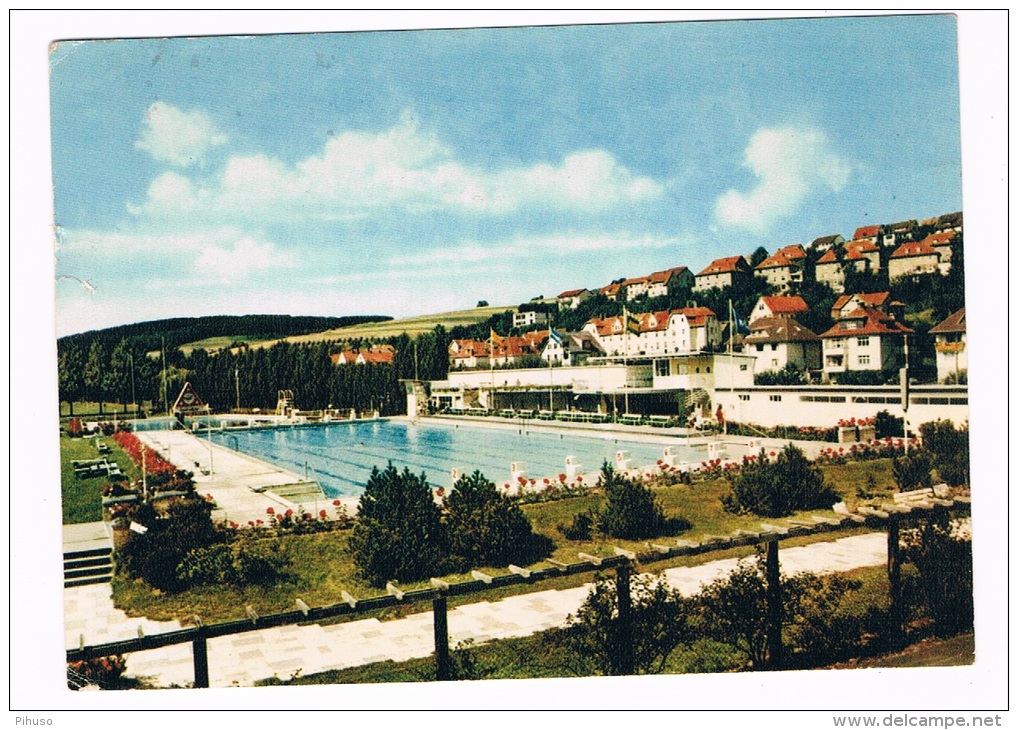 D4133    BAD HERSFELD :  Schwimmbad ( Swimmingpool - Piscine) - Bad Hersfeld