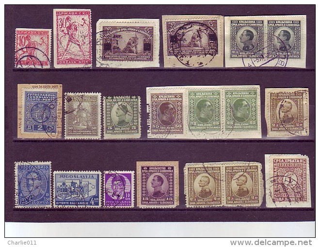 YUGOSLAVIA-SHS-LOT-1919-1937 - Collections, Lots & Series