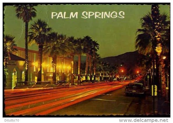 Palm Springs - California - Formato Grande Viaggiata Mancante Di Affrancatura - S - Palm Springs