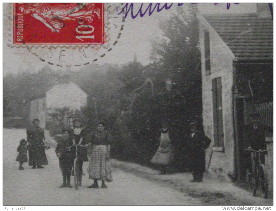 VALMONDOIS, La NAZE (Val-d´Oise) - Grande Rue - Animée - Voyagée Le 19 Avril 1909 - Valmondois