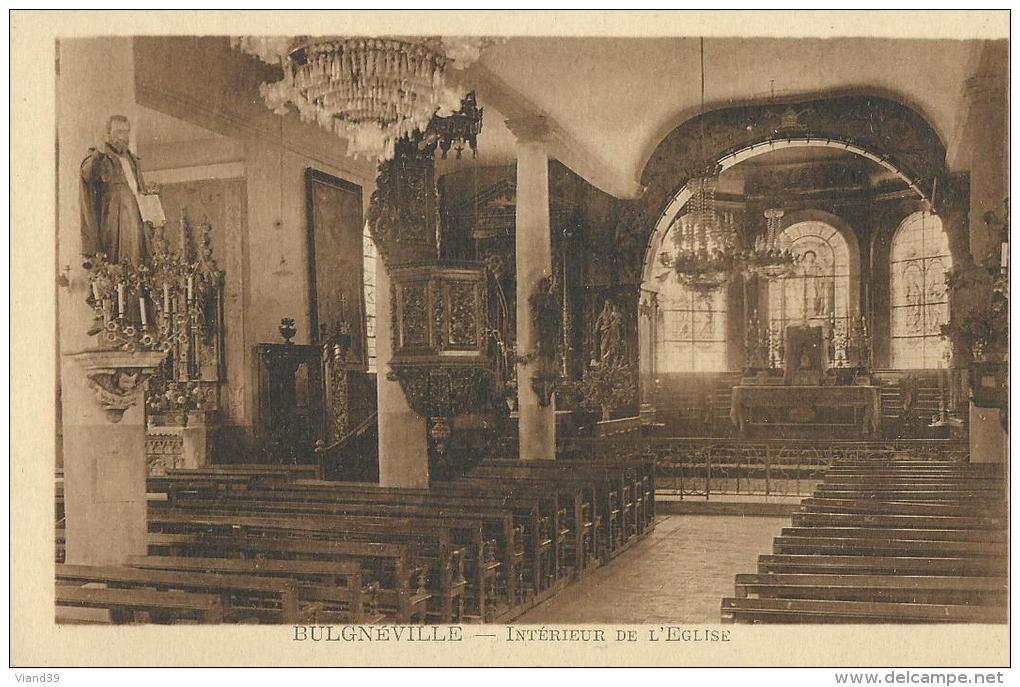 Bulgnéville  -  Intérieur De L'Eglise - Bulgneville