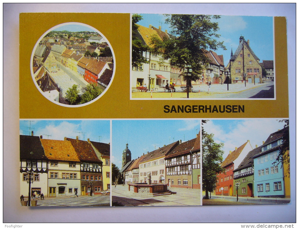Germany: SANGERHAUSEN Rund Um Den Markt - 1980's Unused - Sangerhausen