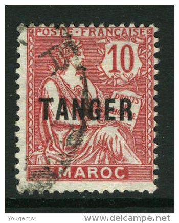 French:Tanger Ops On Maroc 1918 10c  VFU - Other & Unclassified