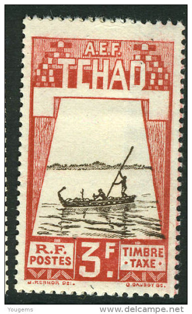 French:Tchad 1930 3f With Margin MNH - Other & Unclassified
