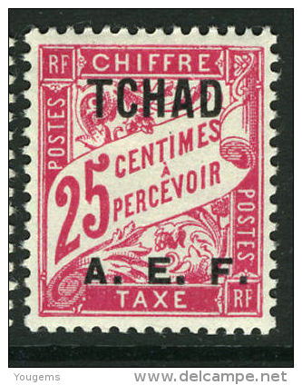 French:Tchad 1928 25c  MNH - Other & Unclassified