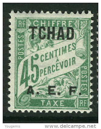 French:Tchad 1928 45c  MNH - Other & Unclassified
