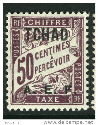 French:Tchad 1928 50c  MNH - Other & Unclassified