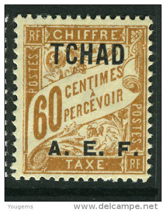 French:Tchad 1928 60c  MNH - Other & Unclassified