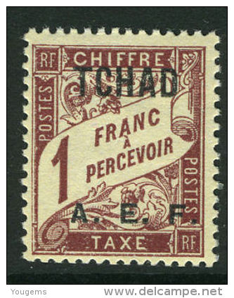 French:Tchad 1928 1f  MNH - Other & Unclassified