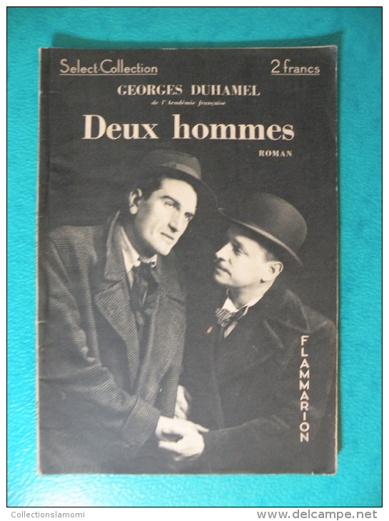 Deux Hommes- Georges Duhamel 1936 - 71 Pages, édit Flammarion ( Roman ) - Flammarion