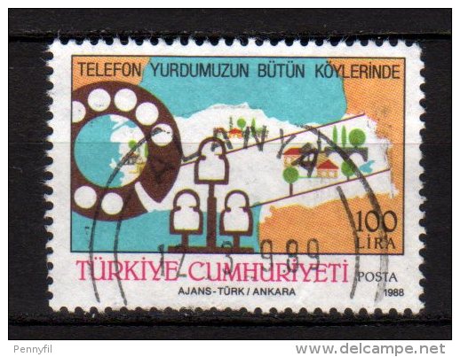 TURCHIA - 1988 YT 2572 USED - Oblitérés