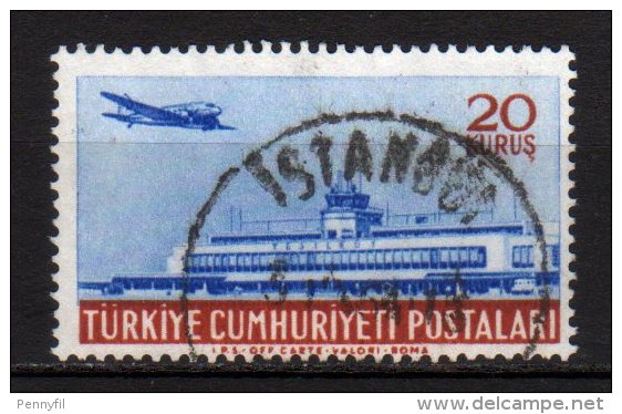 TURCHIA - 1954 YT 29 PA USED - Luftpost