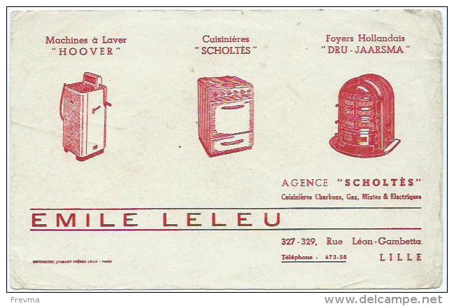 Buvard Emile Leleu - E