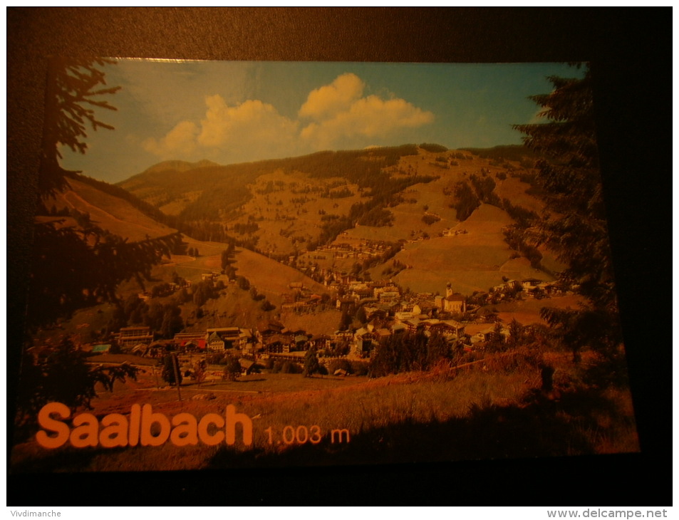 SAALBACH - VUE GENERALE - CPSM  VIERGE - Saalbach