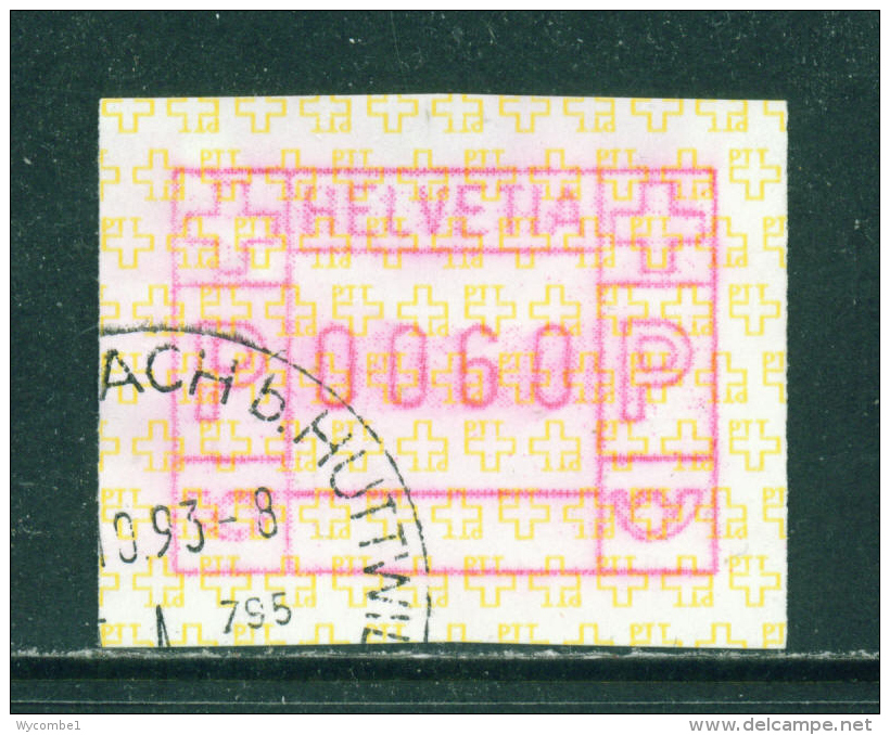 SWITZERLAND - 1990  Frama/ATM  Label  Used As Scan - Automatic Stamps