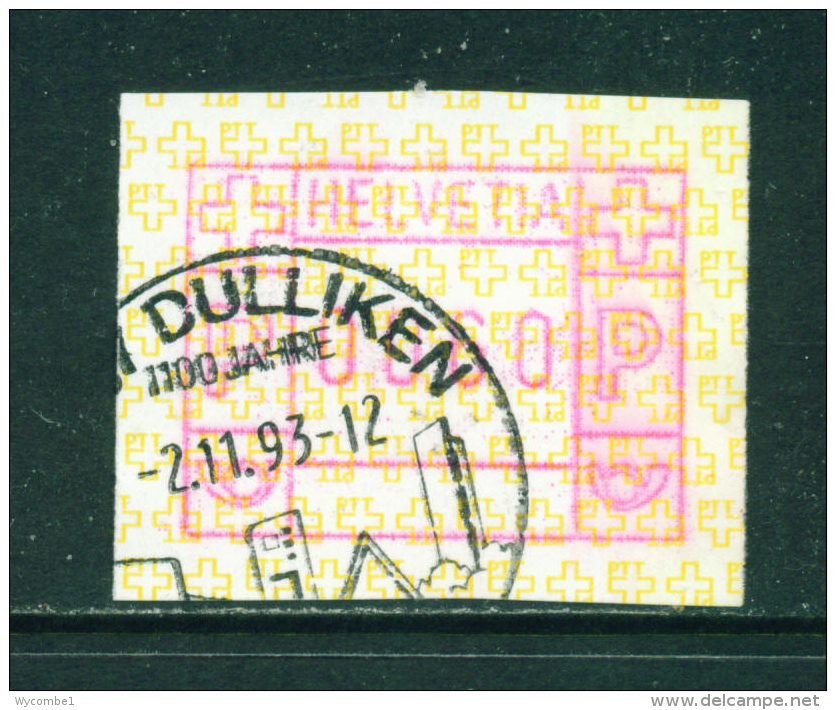 SWITZERLAND - 1990  Frama/ATM  Label  Used As Scan - Automatenzegels