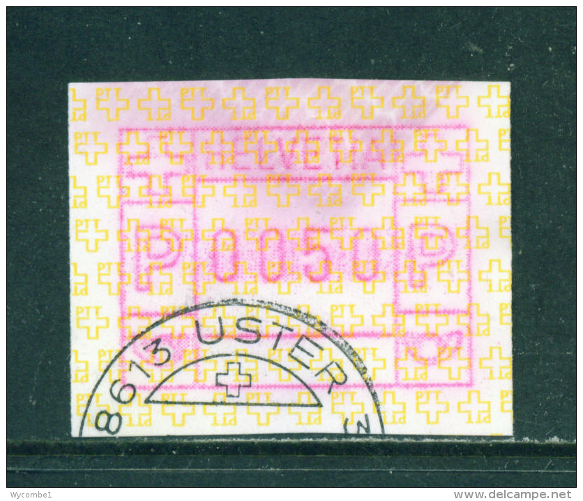 SWITZERLAND - 1990  Frama/ATM  Label  Used As Scan - Automatic Stamps