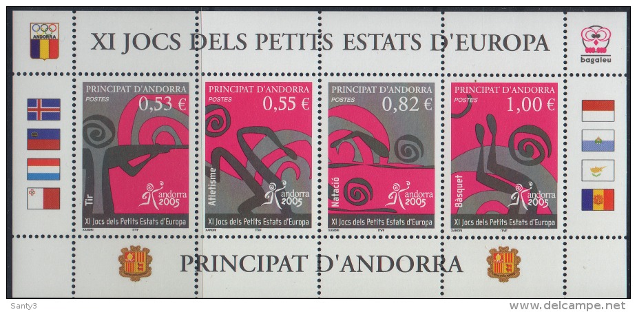 Andorra, Mi Blok 2 Jaar 2005, Postfris (MNH) Zie Scan - Blocks & Sheetlets