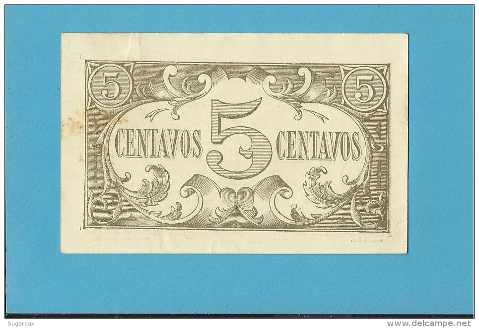 CÉDULA De 5 CENTAVOS - SÉRIE DS - Pick 99 - CASA DA MOEDA - PORTUGAL - EMERGENCY PAPER MONEY - NOTGELD - Portugal