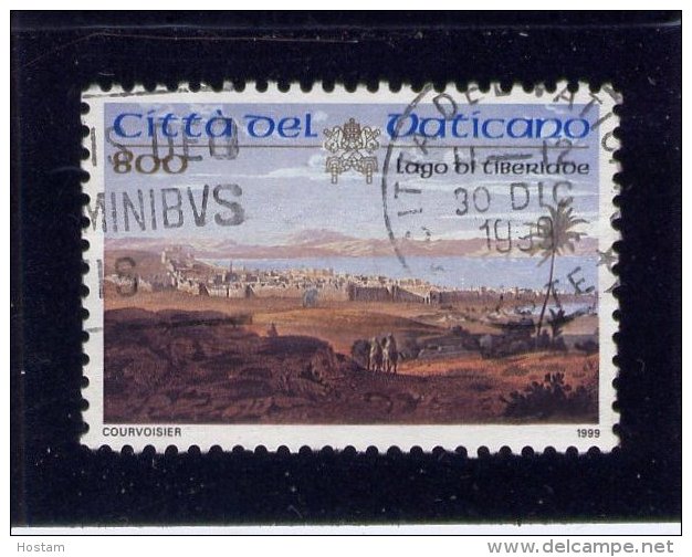 VATICAN, 1999, USED # 1109,  LAKE Of TIBERIA PALESTINE HOLY PLACES,  USED - Used Stamps